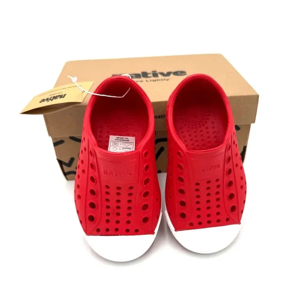 New! Native Jefferson Child Shoes - Torch Red - c5 (toddler 5)